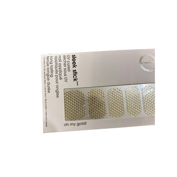 ESSIE Sleek Stick Nail Stickers #030 Oh My Gold! - Picture 4 of 6